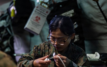 U.S. Marines, Sailors conduct bilateral mass casualty training