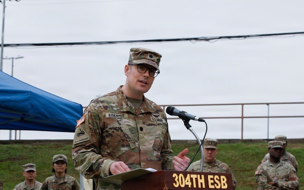 304th ESB-E Holds Change of Command Ceremony