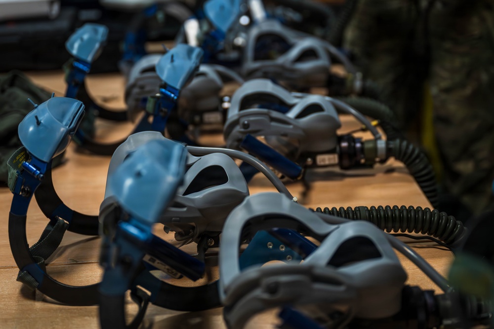 Equipped for flight, prepared to fight