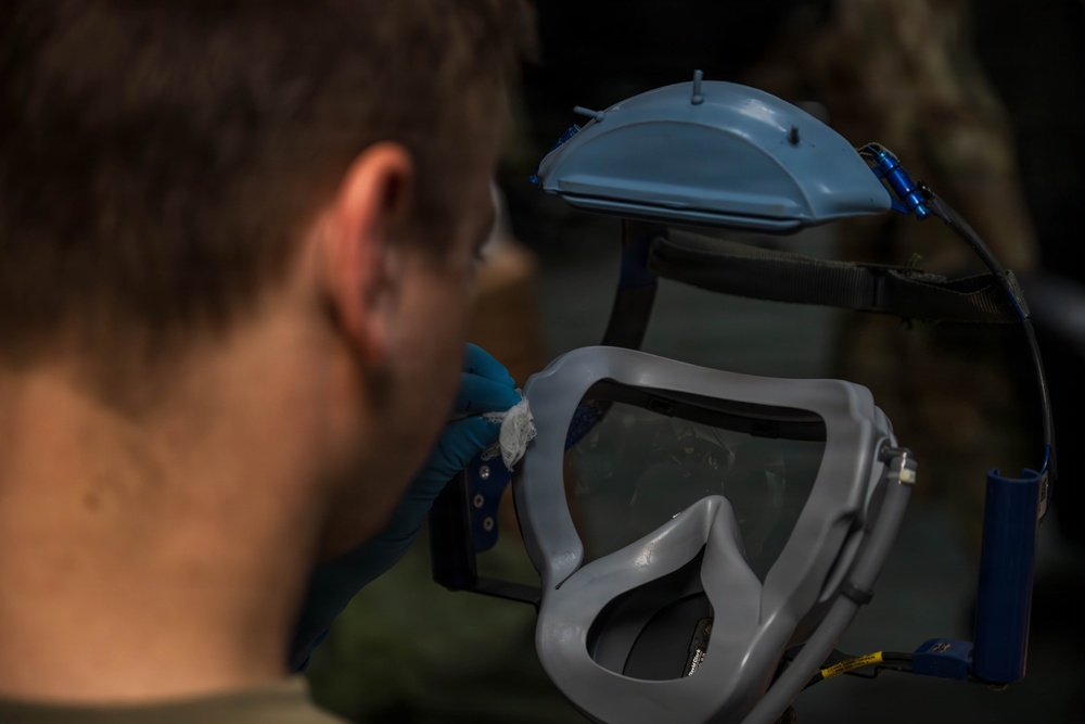 Equipped for flight, prepared to fight