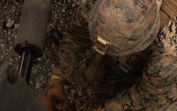 HIJUDAI MANEUVER AREA, OITA, JAPAN – U.S. Marines with 12th Marine Littoral Regiment Rehearse Bilateral Vehicle Recovery Procedures During Exercise Resolute Dragon 26