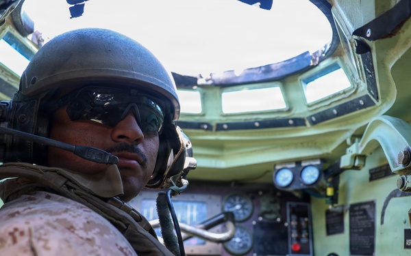 U.S. Marines and allied forces conduct combined arms live fire exercise during Sea Breeze 26 in Romania