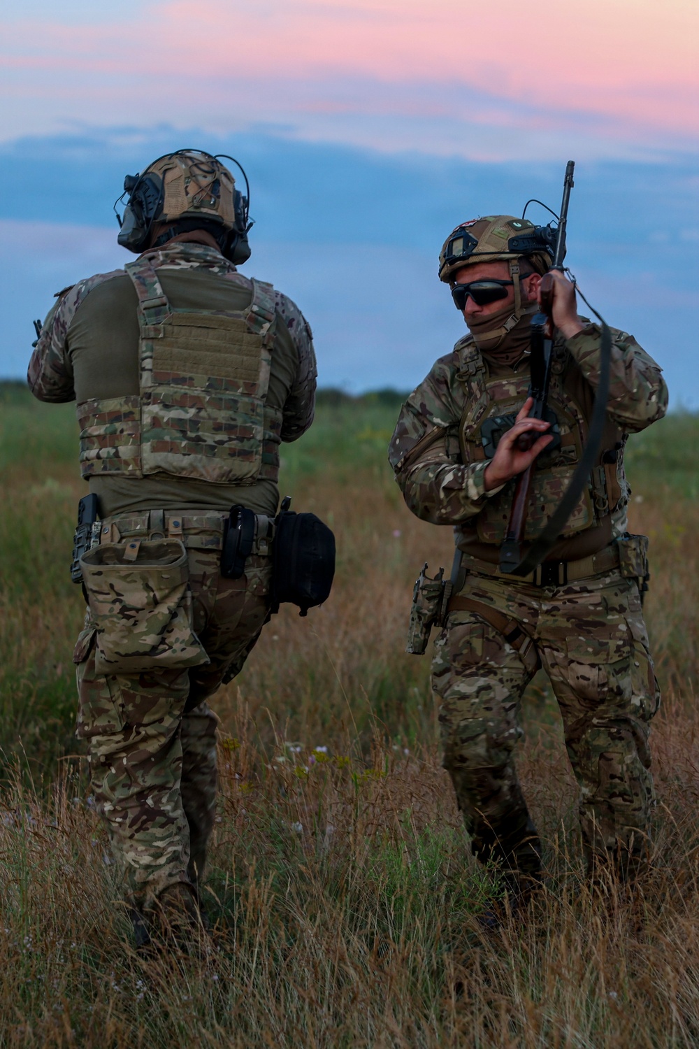 U.S. Marines and allied forces confuct combined arms live fire exercise during Sea Breeze 26 in Romania