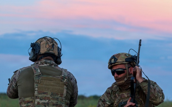 U.S. Marines and allied forces confuct combined arms live fire exercise during Sea Breeze 26 in Romania