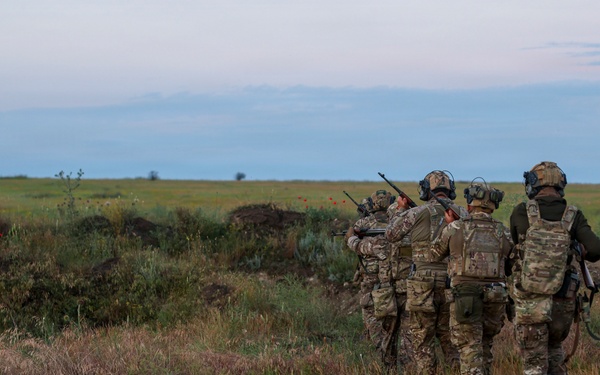 U.S. Marines and allied forces confuct combined arms live fire exercise during Sea Breeze 26 in Romania