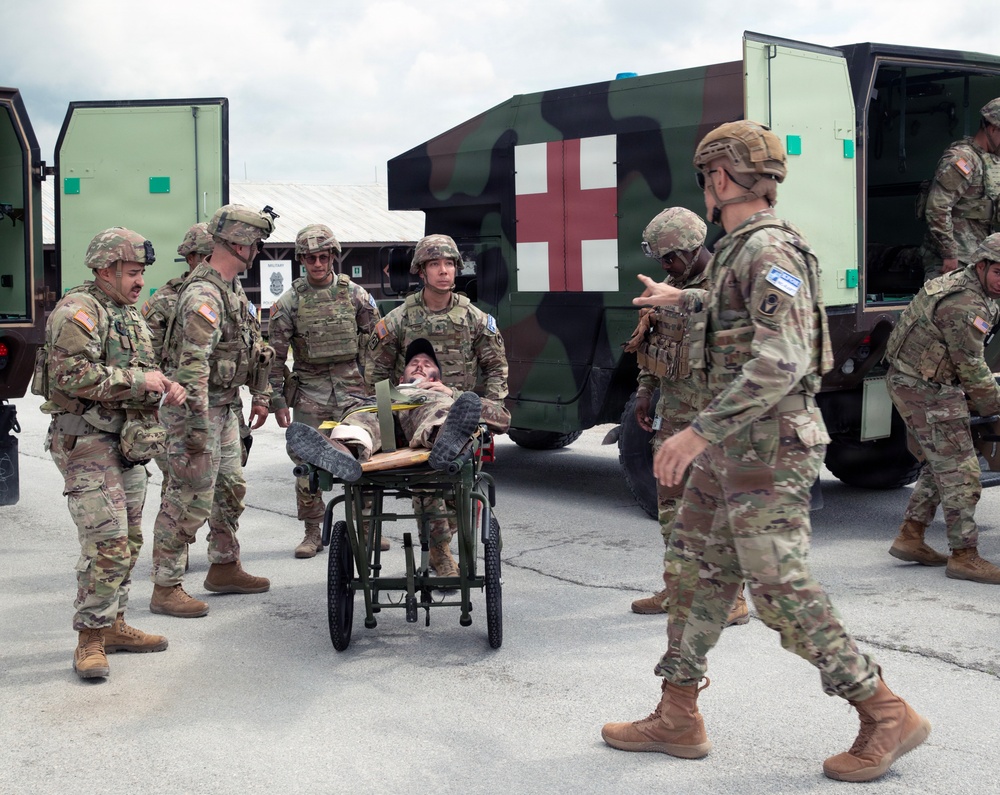 KFOR RC-E Soldiers and first responders strengthen response capabilities during mass casualty exercise