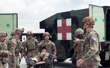 KFOR RC-E Soldiers and first responders strengthen response capabilities during mass casualty exercise