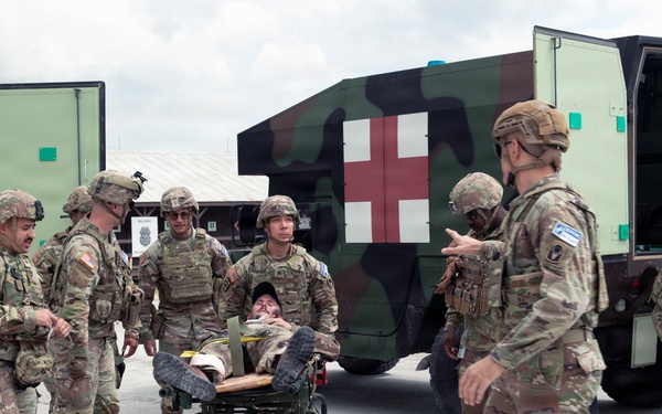 KFOR RC-E Soldiers and first responders strengthen response capabilities during mass casualty exercise