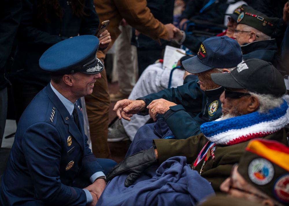 DoW attends Normandy American Cemetery Ceremony