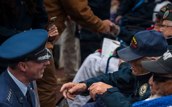 DoW attends Normandy American Cemetery Ceremony