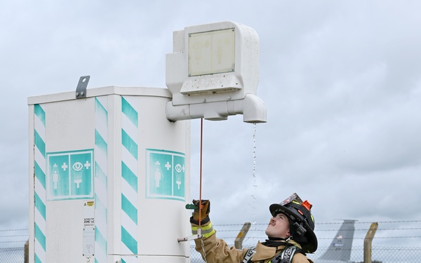 Exercise Tests 100th ARW’s Response to Fuel Spill