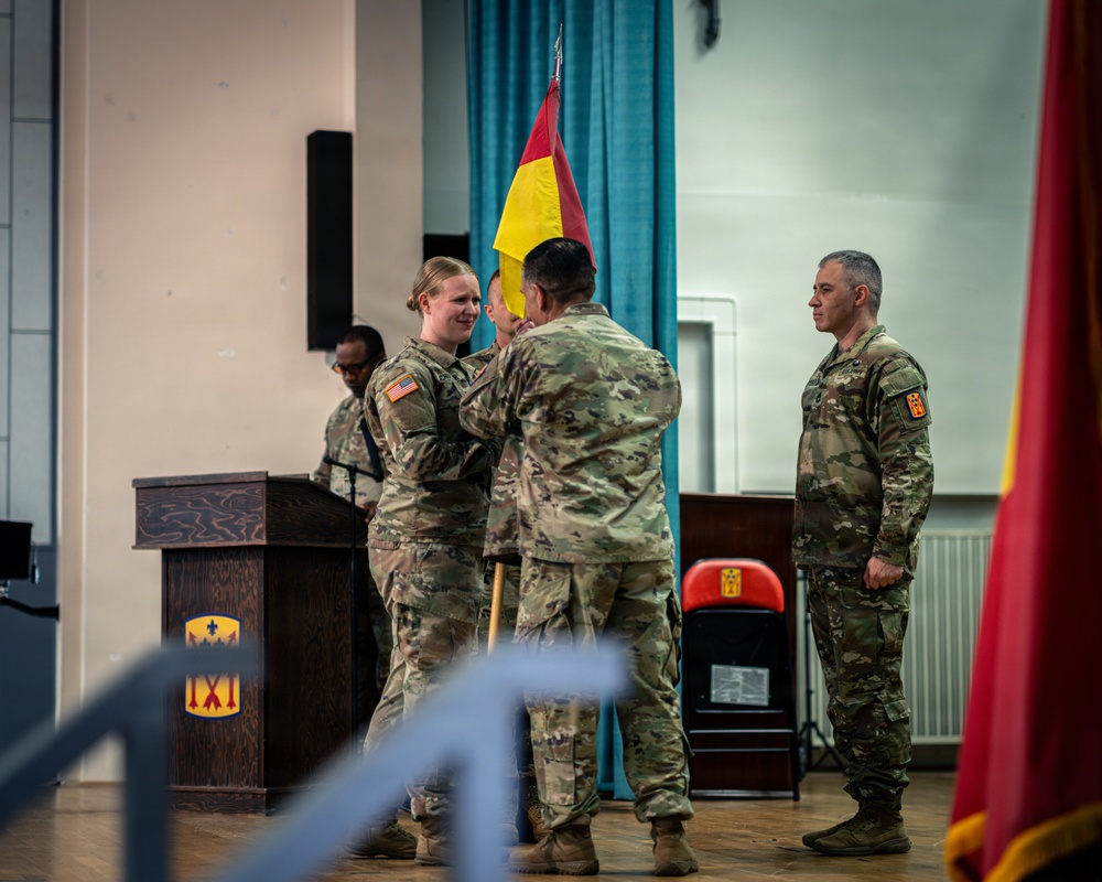 1SG Cruz Relinquished His Responsibility for HHB, 52D ADA BDE Leaving a Legacy of Greatness, at Sembach Kaserne, Germany