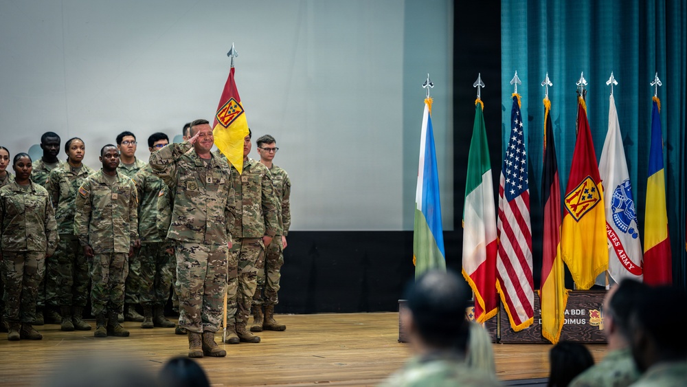 1SG Cruz Relinquished His Responsibility for HHB, 52D ADA BDE Leaving a Legacy of Greatness, at Sembach Kaserne, Germany