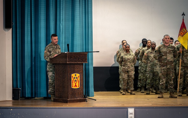 1SG Cruz Relinquished His Responsibility for HHB, 52D ADA BDE Leaving a Legacy of Greatness, at Sembach Kaserne, Germany