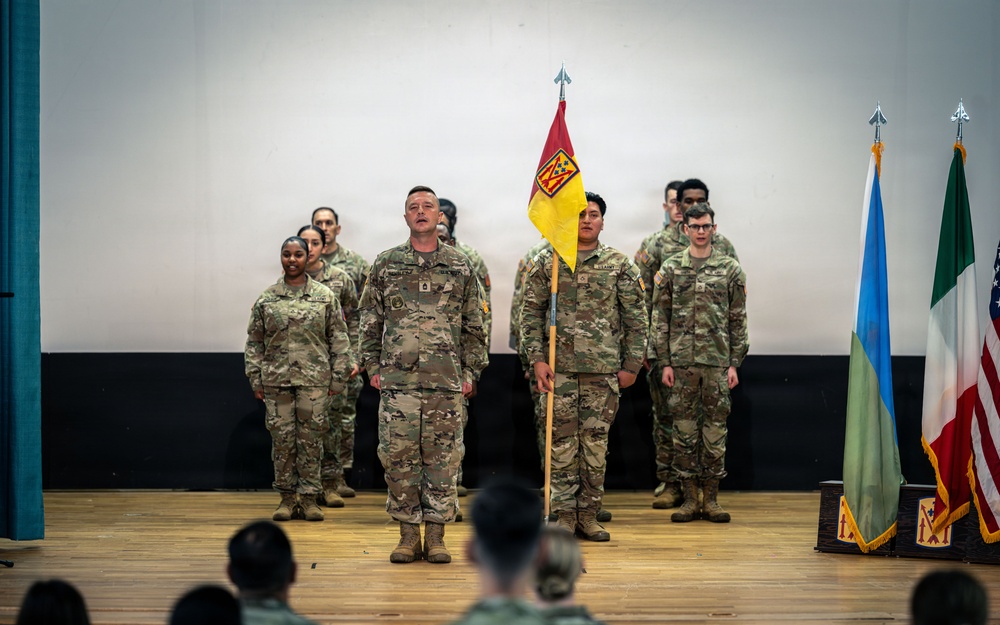 1SG Cruz Relinquished His Responsibility for HHB, 52D ADA BDE Leaving a Legacy of Greatness, at Sembach Kaserne, Germany