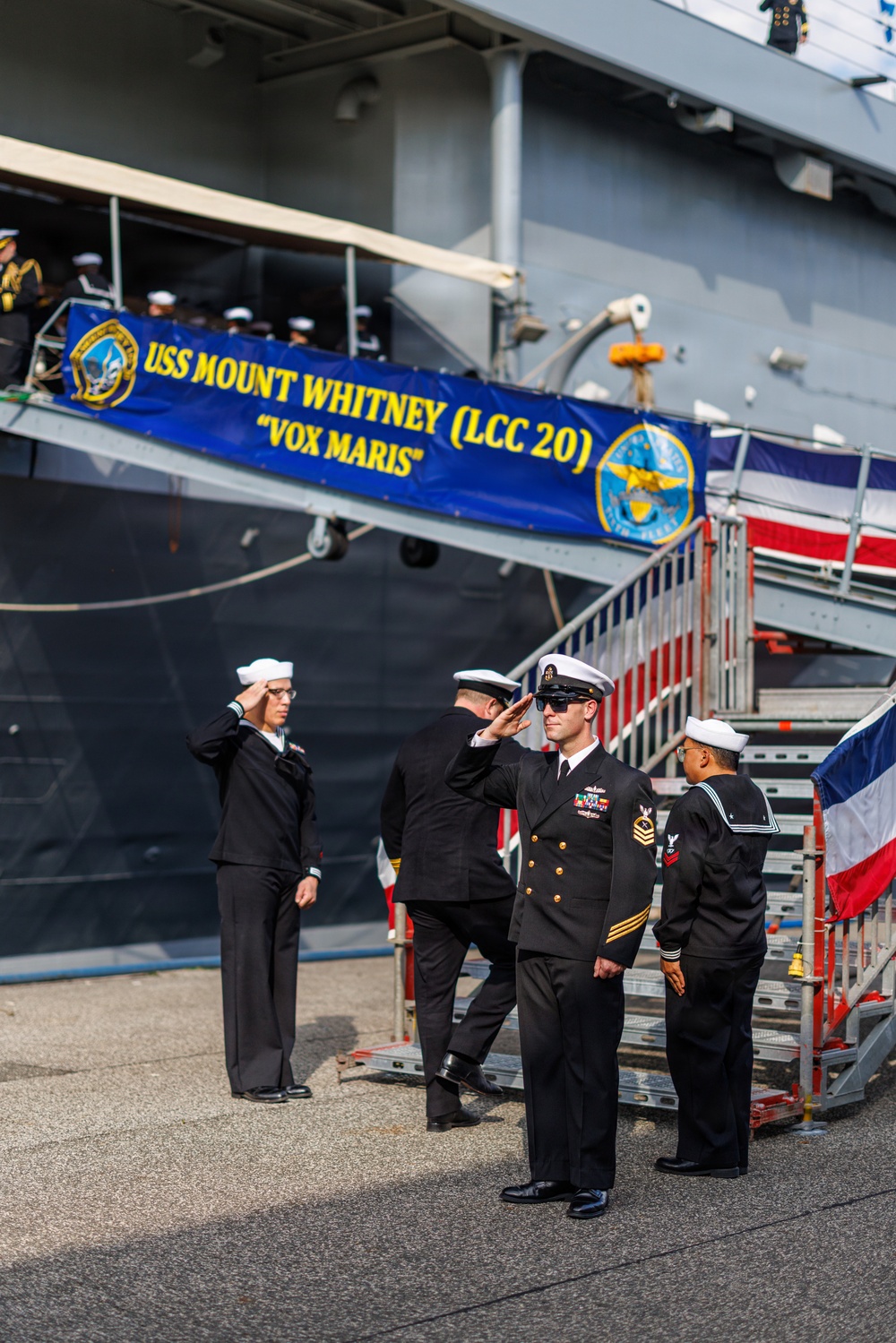 USS Mount Whitney Hosts Key Leader Engagment in Kiel, Germany