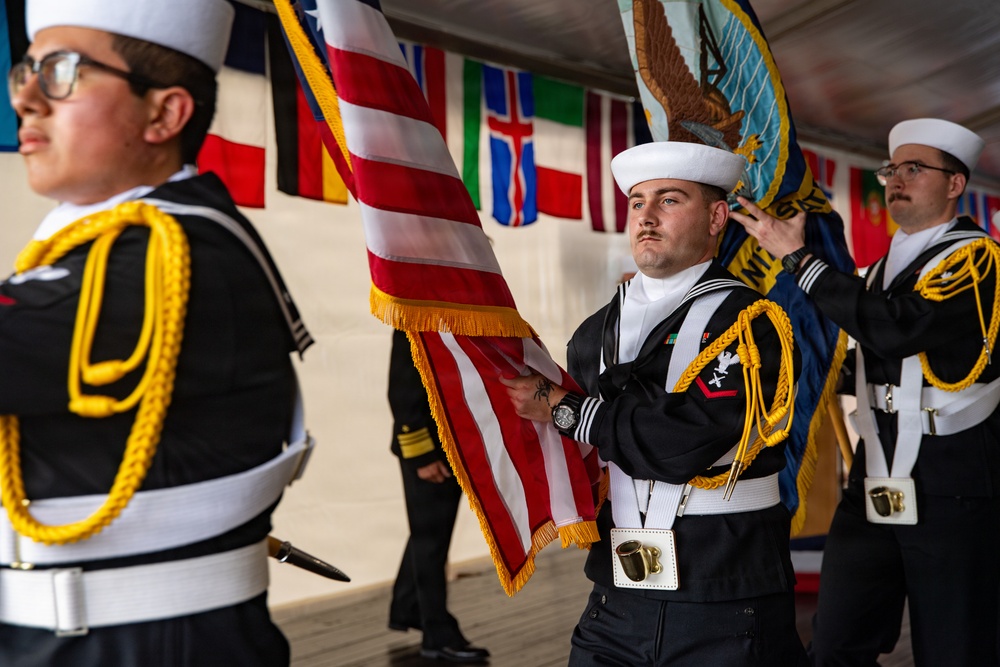 USS Mount Whitney Hosts Key Leader Engagment in Kiel, Germany