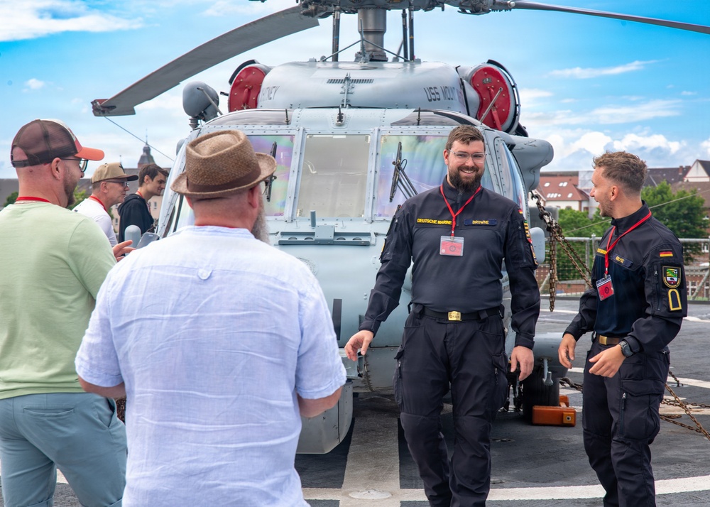 Visitors Tour Mount Whitney in Kiel, Germany