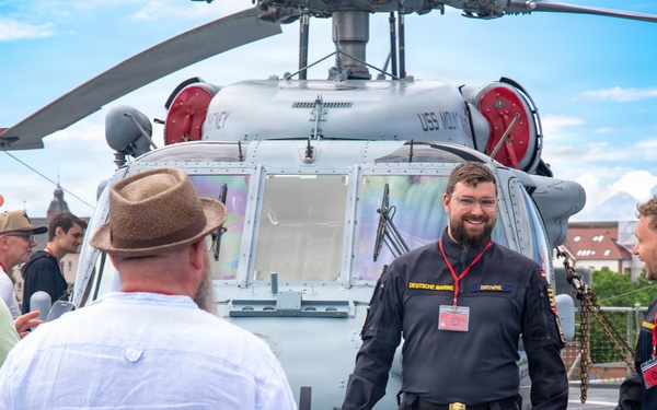 Visitors Tour Mount Whitney in Kiel, Germany