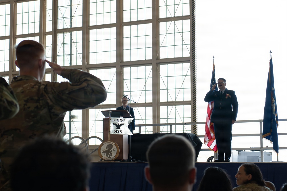 6th Maintenance Squadron Change of Command 2026