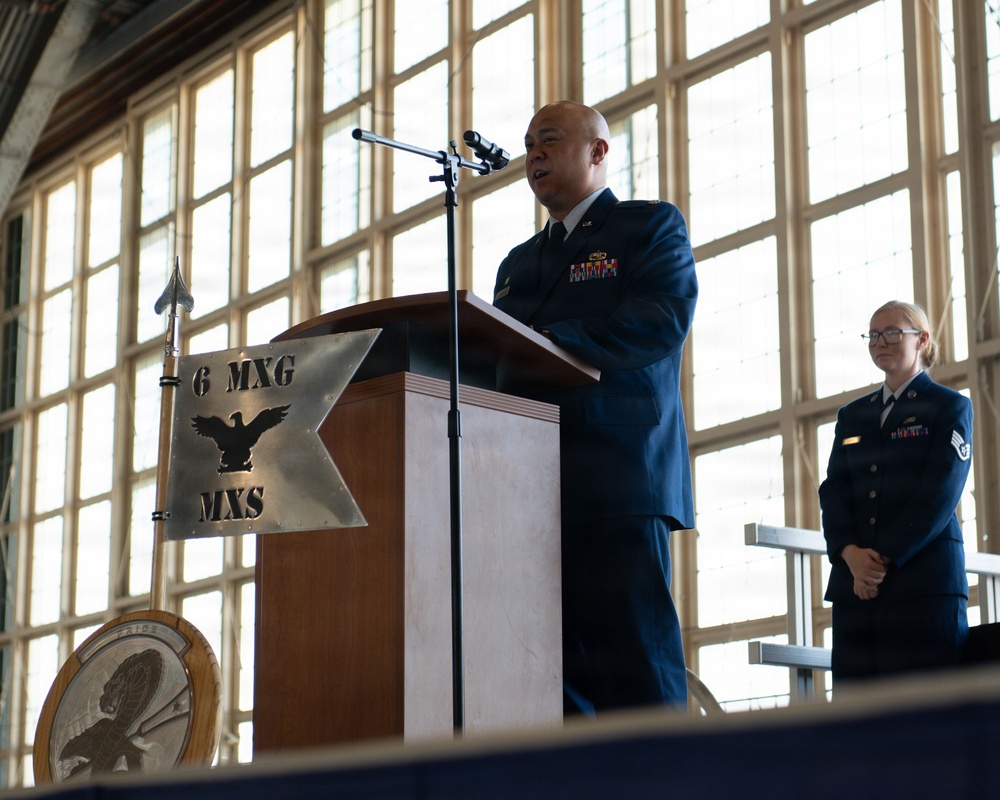 6th Maintenance Squadron Change of Command 2026