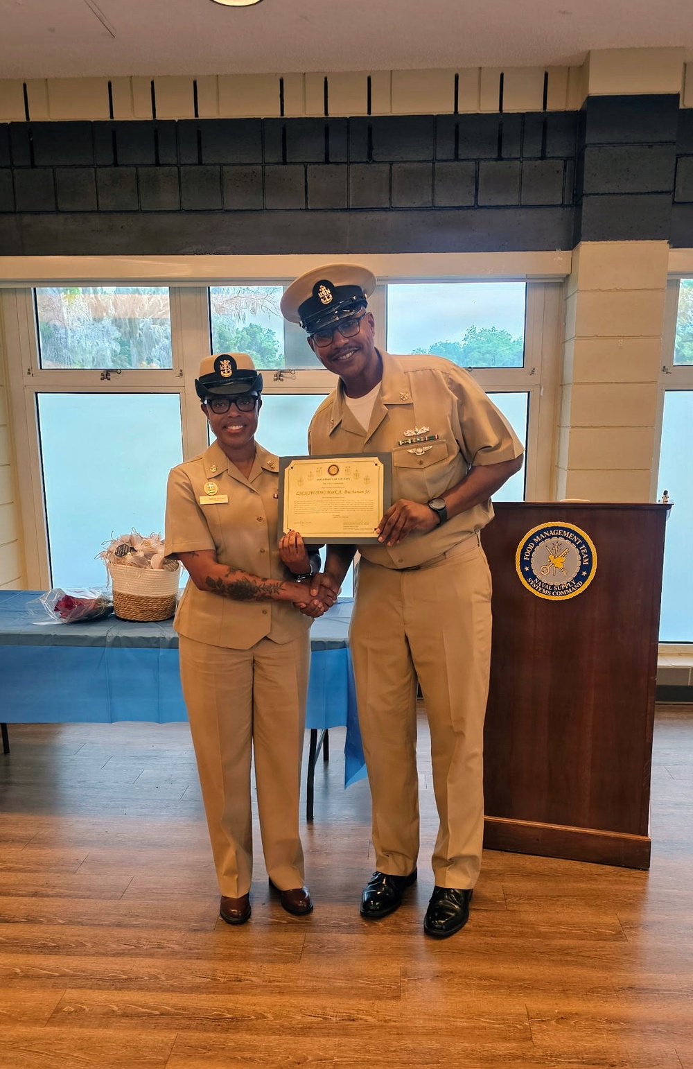 LSCS Buchanan retires after 25 years of Navy service