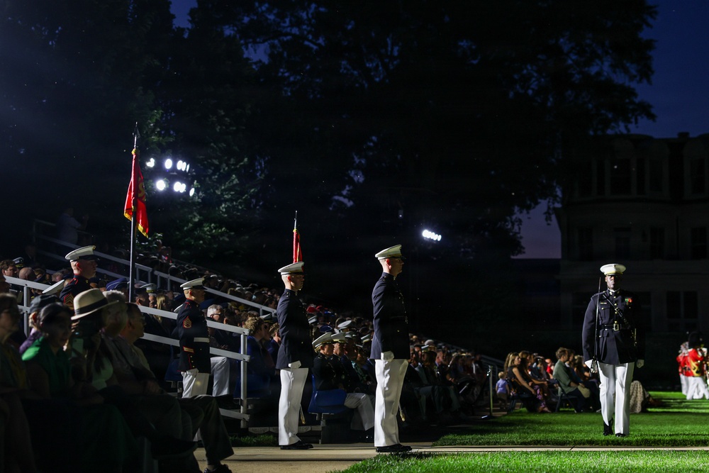 Marine Barracks Washington hosts the Assistant Secretary of War for Critical Technologies, the Honorable Michael F. Dodd