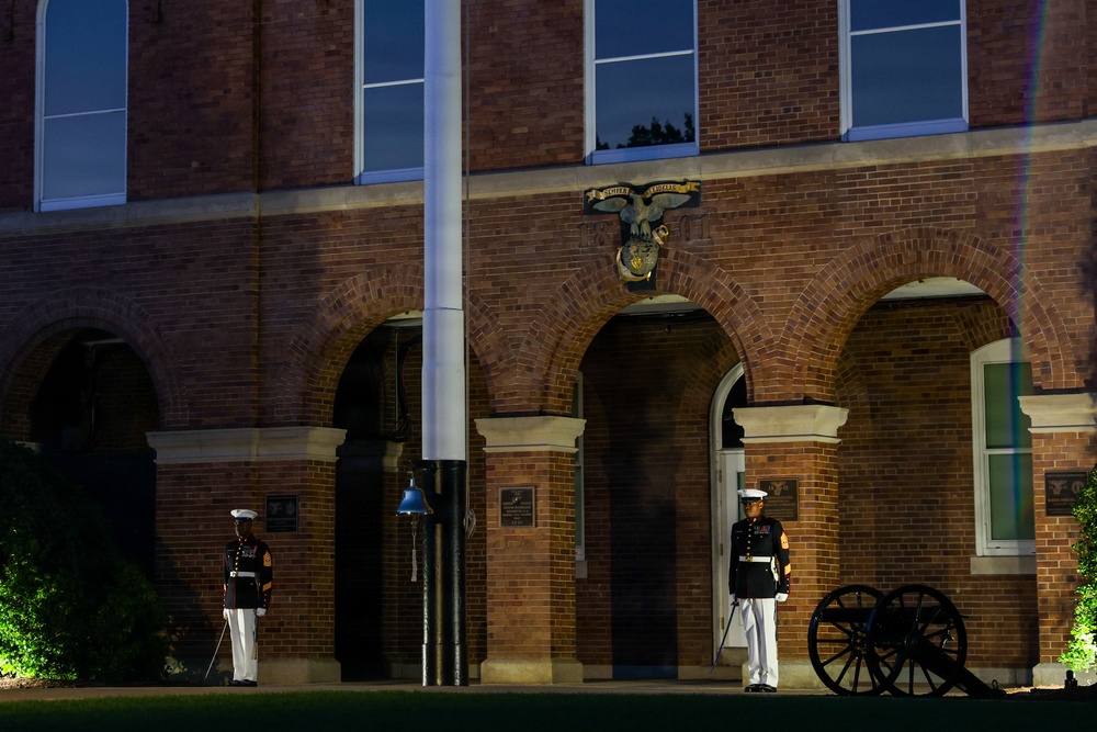 Marine Barracks Washington hosts the Assistant Secretary of War for Critical Technologies, the Honorable Michael F. Dodd