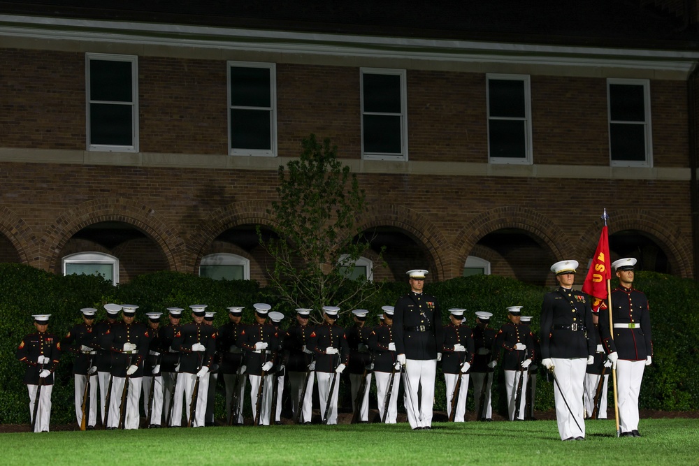 Marine Barracks Washington hosts the Assistant Secretary of War for Critical Technologies, the Honorable Michael F. Dodd