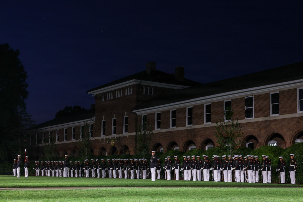 Marine Barracks Washington hosts the Assistant Secretary of War for Critical Technologies, the Honorable Michael F. Dodd