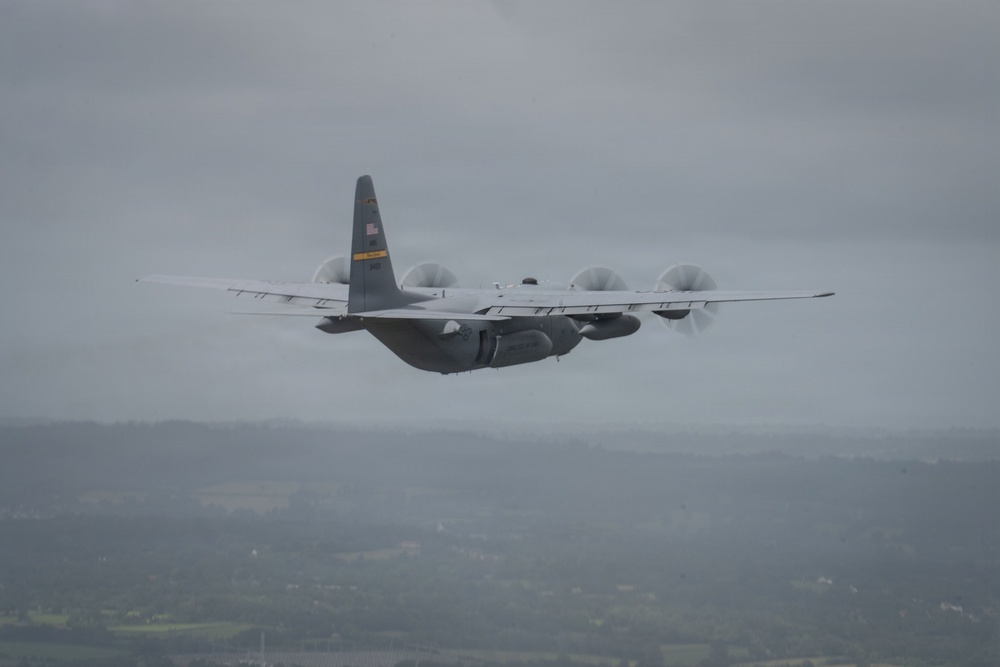 103d Airlift Wing supports airborne drops over France