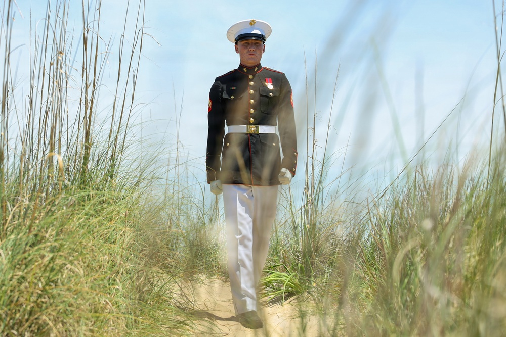 Silent Drill Platoon Preforms at SAIL250 Virgina