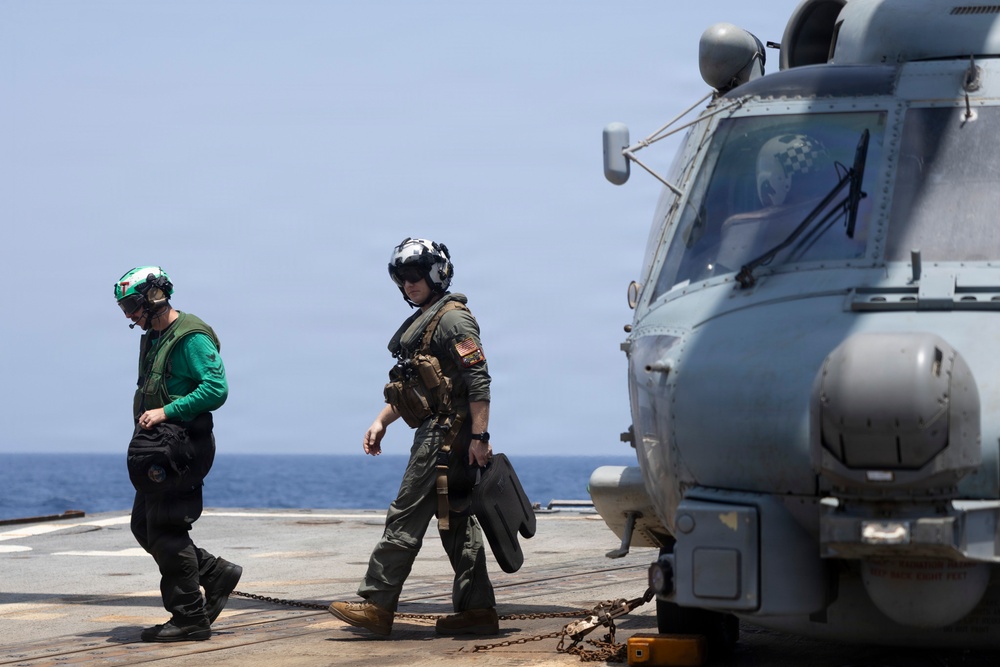 Delbert D. Black Conducts Flight Operations