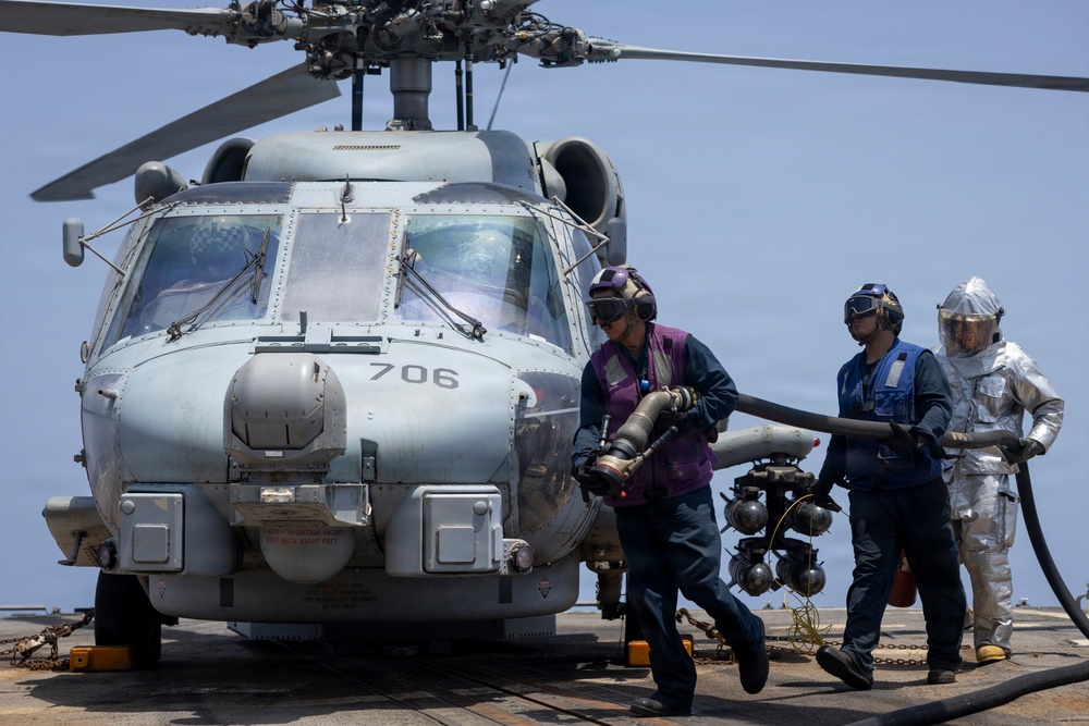 Delbert D. Black Conducts Flight Operations