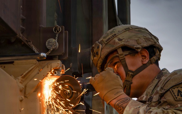 U.S. Army Soldiers Conduct Operations in the Middle East