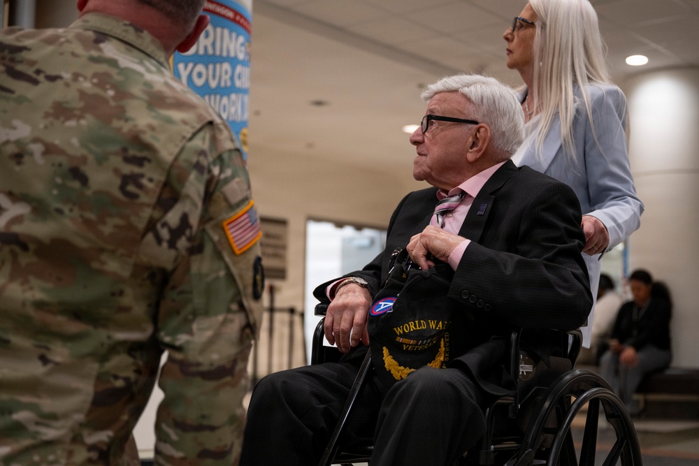 WWII Veteran Celebrates 100th Birthday At The Pentagon