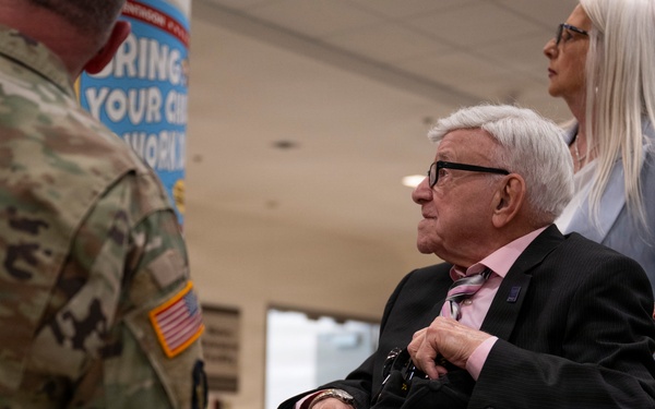 WWII Veteran Celebrates 100th Birthday At The Pentagon