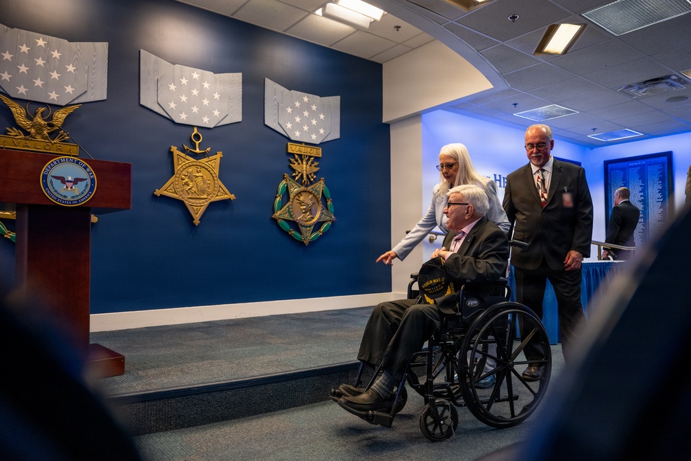 WWII Veteran Celebrates 100th Birthday At The Pentagon