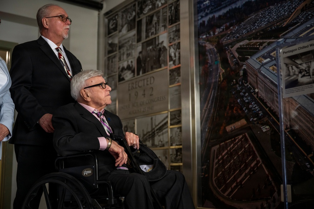 WWII Veteran Celebrates 100th Birthday At The Pentagon