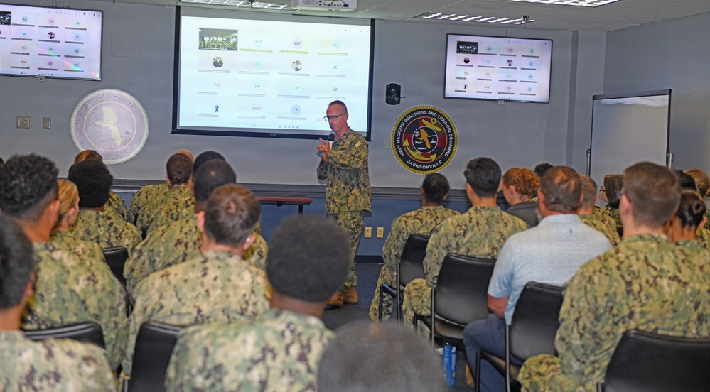 Rear Adm. Hawkins visits NMRTC Jacksonville June 17, 2026