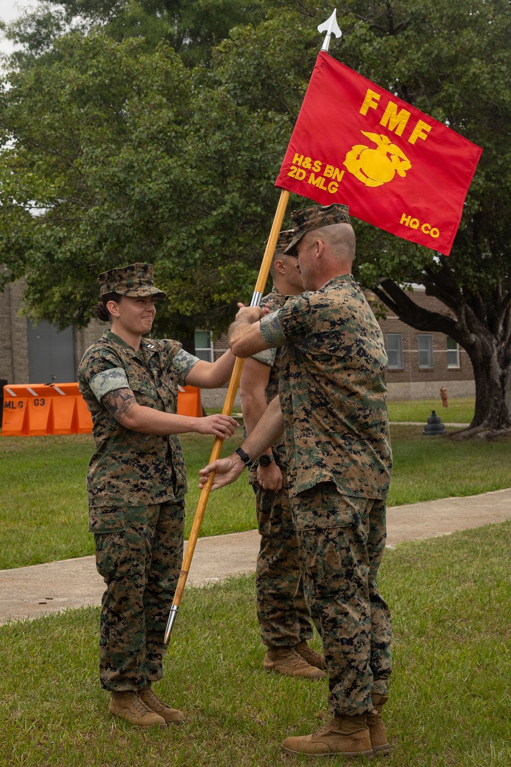 Headquarters Company Change of Command Ceremony