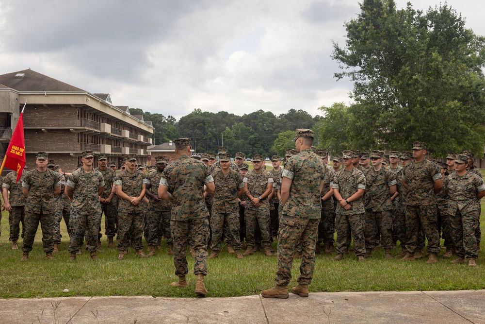 Headquarters Company Change of Command Ceremony