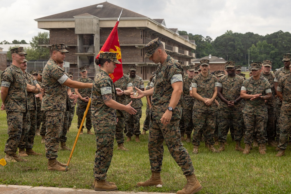 Headquarters Company Change of Command Ceremony