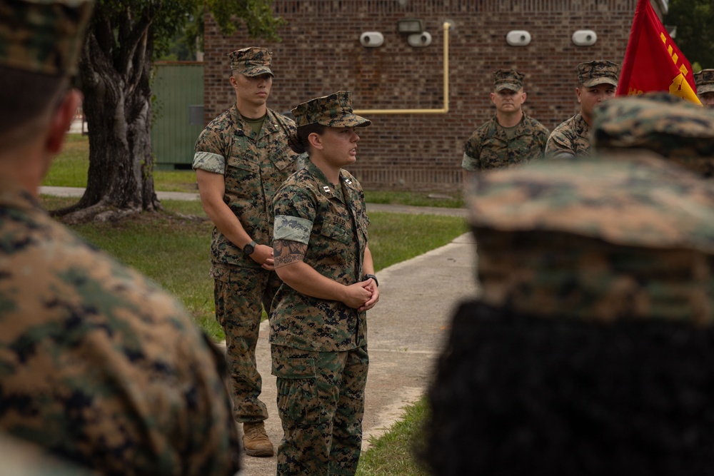Headquarters Company Change of Command Ceremony