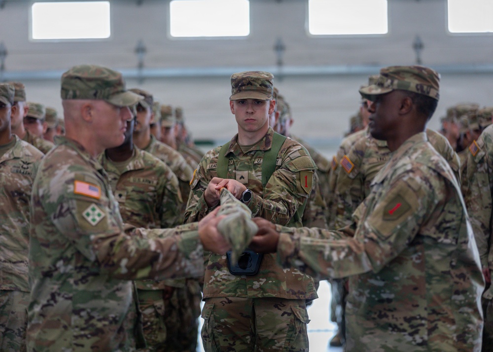 Division Artillery Color Casing Ceremony