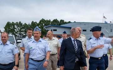 Czech Republic Air Force Leaders Visit Ebbing ANGB