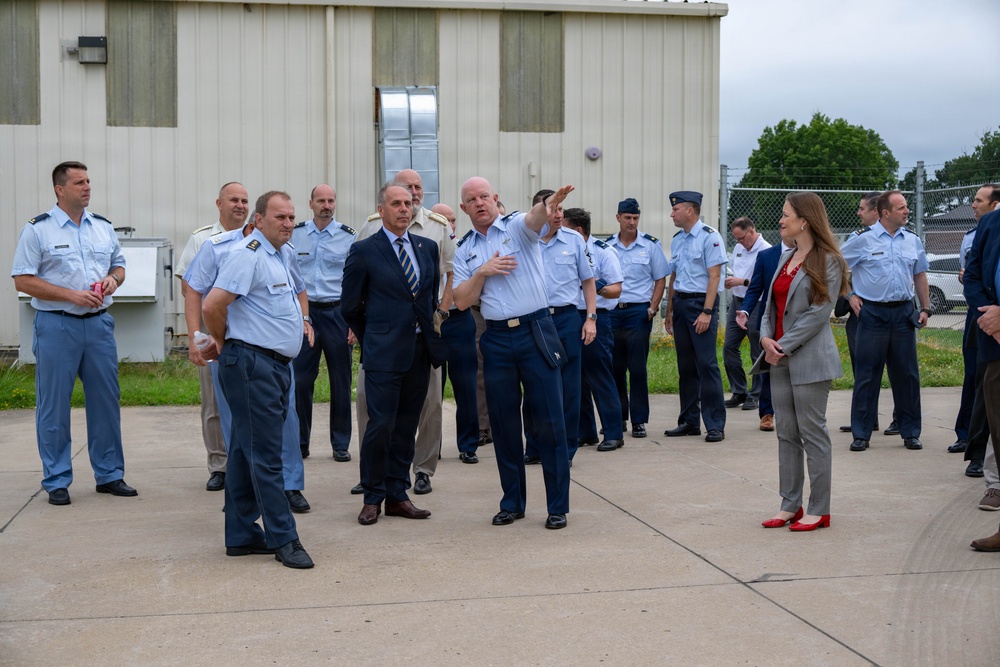 Czech Republic Air Force Leaders Visit Ebbing ANGB