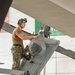 Sailors at Air Test and Evaluation Squadron One perform maintenance