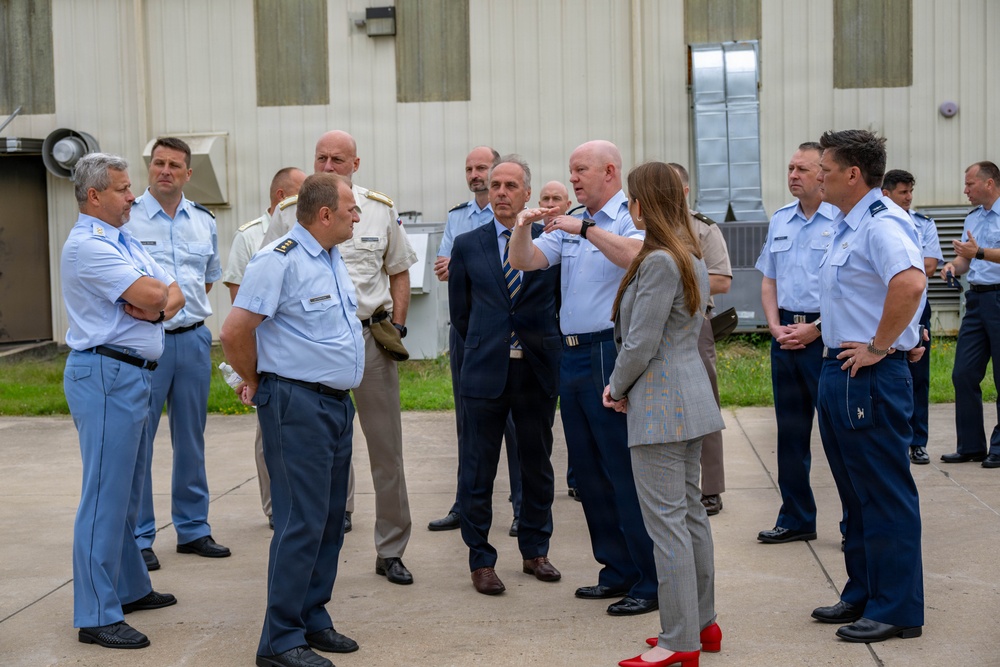 Czech Republic Air Force Leaders Visit Ebbing ANGB