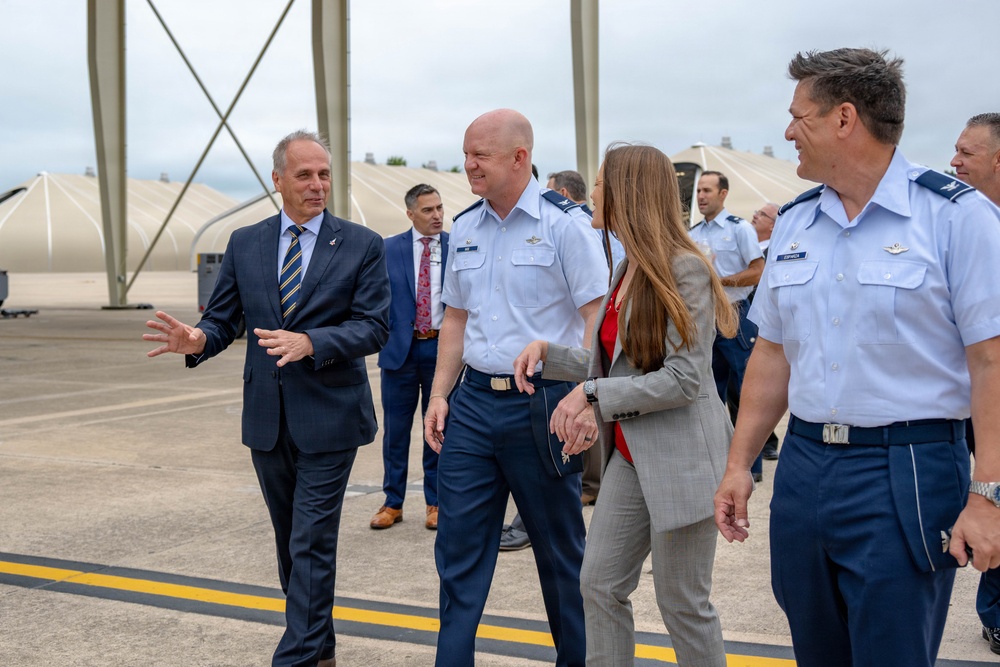 Czech Republic Air Force Leaders Visit Ebbing ANGB